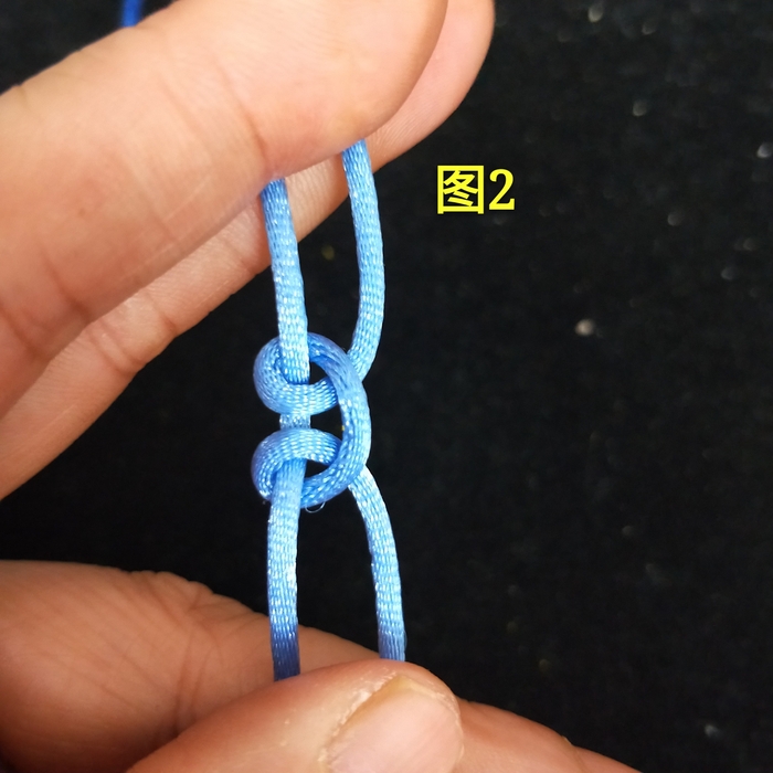 雀头结 实物图解 荷花姐姐